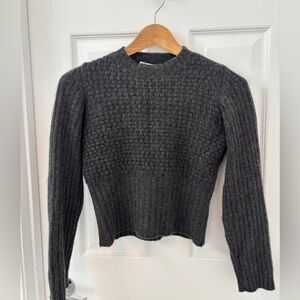 Sonia Rykiel 100% Cashmere Cable Knit Sweater•38 (XS/S)•Cropped• quiet luxury